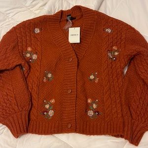 Rust Cardigan